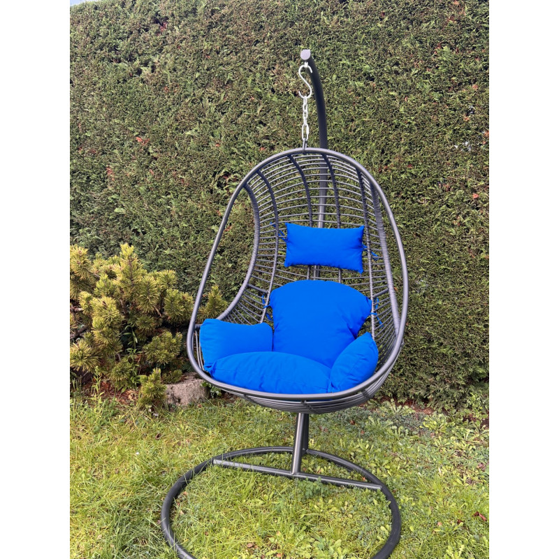 Coussin fauteuil suspendu, made in France tissu anti UV et déperlant