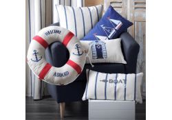 Coussin Saint-Trop marine