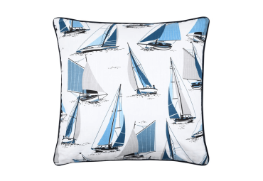 Coussin Fregate bleu