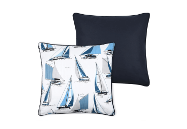 Coussin Fregate bleu