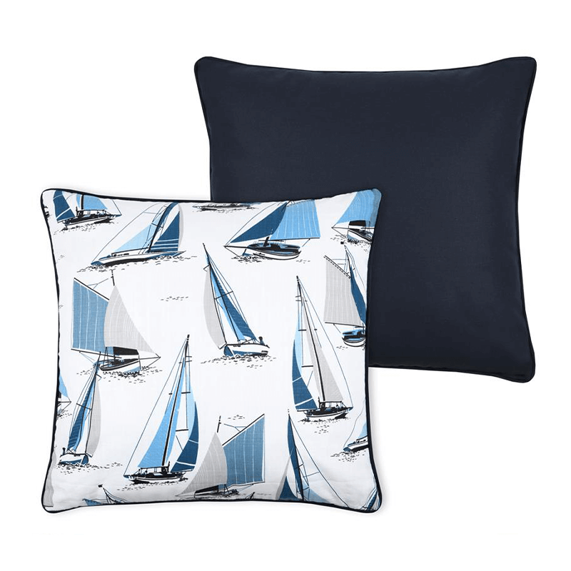 Coussin Fregate bleu