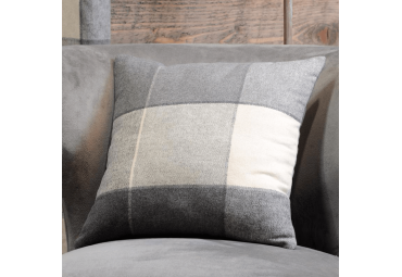 Coussin Courchevel gris