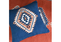 Coussin Lousiane bleu