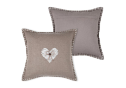 Coussin Meane taupe