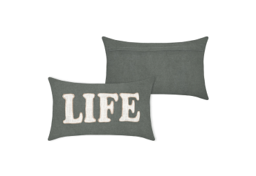 Coussin Happy vert