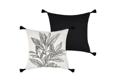 Coussin Kinogi noir