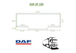 Matelas cabine pour DAF XF 105