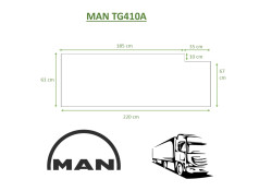 Matelas cabine pour MAN TG410A