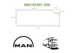 Matelas cabine pour MAN TGX...